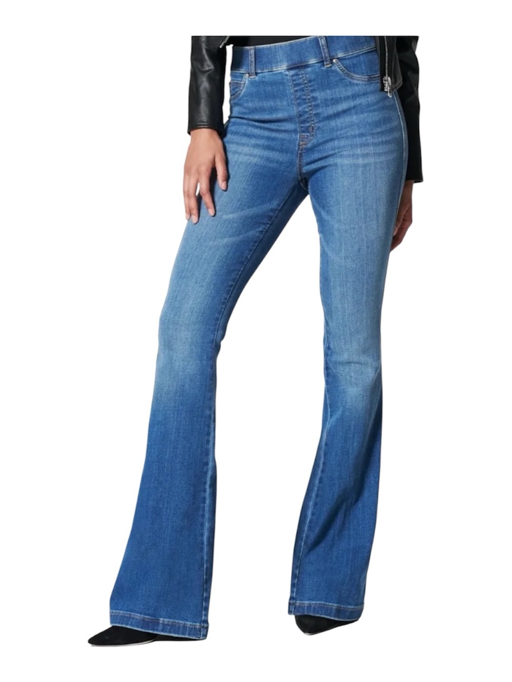 Spanx Everywhere High rise flare pull on jeans
